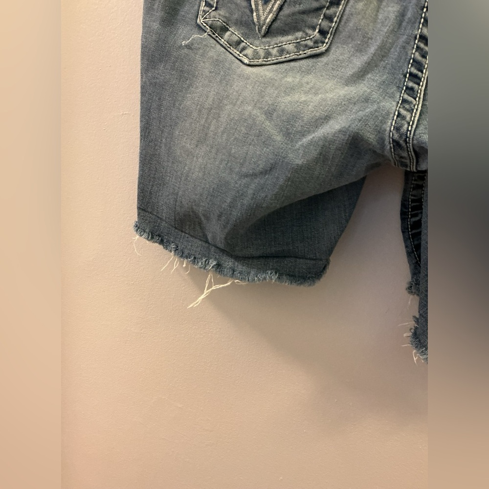 VIGOSS “The Dublin Boyfriend” Distressed  Shorts – Size 20 Jeans cut to shorts - Picture 2 of 16